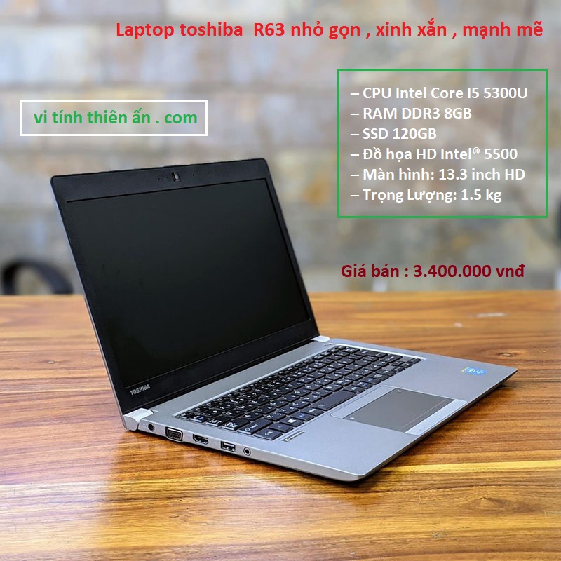 Laptop Dell Latitude 3490 i5 7200U / Ram 8GB / SSD 120GB